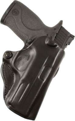 DESANTIS MINI SCABBARD HOLSTER - RH OWB LEATHER GLK 192336 BL