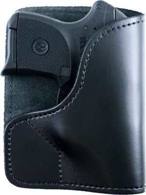 DESANTIS TRICKSTER POCKET HLTR - AMBI LEATHER RUGER LCP 380 BLK