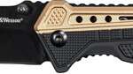 Smith & Wesson S&Amp;W Knife Black/Fde Spring Ast - 3.5" Black Blade Rub/Alum OEM Part