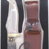 Uncle Henry Knife Staglon 4" - Caper W/Leather Sheath
