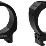 Wheeler Sporter Weaver/Pic - Scope Rings 30mm Med Mt Black