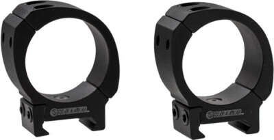 Wheeler Sporter Weaver/Pic - Scope Rings 30mm Med Mt Black