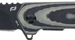 Schrade Knife Lateral Folder - 3.25" Aus-10 Black/Grey Lam