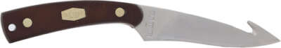 Old Timer Knife Guthook Skinnr - 3.5" Fixed S/S Delrin W/Sheath