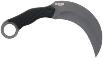 Schrade Knife Boneyard 5.2" - Fixed Karambit Matte Ss/Black