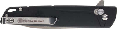 Smith & Wesson S&Amp;W Knife 24/7 Crossbar Folder - 3.25" Ss/Black Gentleman Carry OEM Part