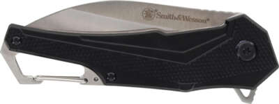 Smith & Wesson S&Amp;W Knife Oasis Carabiner - Folder 3" Black/Ss OEM Part