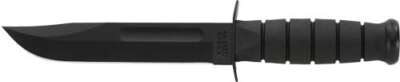 Ka-Bar Full Size Black Kabar - Straight Edge 7" W/Sheath