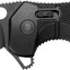 SOG KNIFE SEAL XR BLACK CRKTE - 3.9" PLN EDGE FLDR BLACK USA