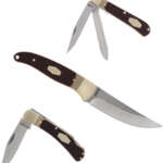 Old Timer Fixed/2 Folder Combo - Sawcut Handle Gift Tin Q4 25'