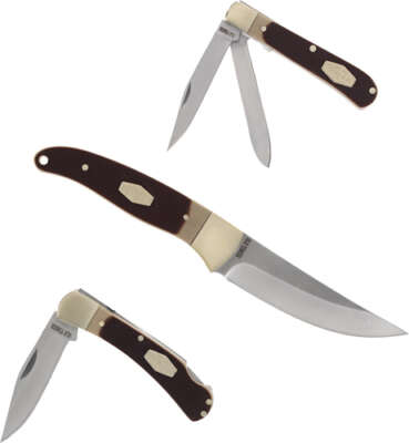 Old Timer Fixed/2 Folder Combo - Sawcut Handle Gift Tin Q4 25'