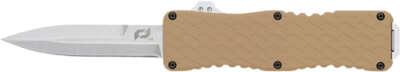 Schrade Knife Uproar D/A Otf - 3" D2 Bayonet Point FDE/Ss