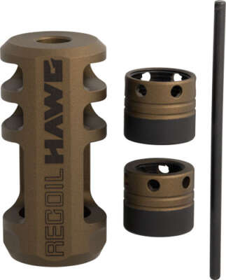 Browning Recoil Hawg Muzzle - Brake Bronze Collars &Amp; Tool