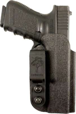 DESANTIS SLIM TUCK HOLSTER IWB - KYDEX AMBI FOR GLOCK 17/22 BLK