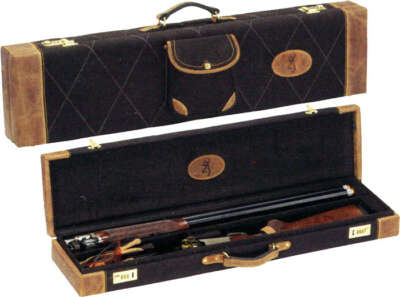 BROWNING LUGGAGE CASE O/U TO - 34" BBL LONA BLACK/BROWN