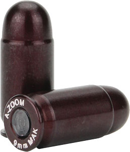 A-Zoom Metal Snap Cap 9X18mm - 9mm Makarov 5-Pack