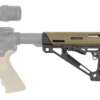 HOGUE AR-15 COLLAPSIBLE STOCK - FDE RUBBER COMMERCIAL