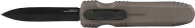 SOG KNIFE PENTAGON OTF - FDE 3.79" DBL EDGE BLADE