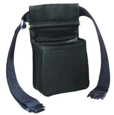 BOB ALLEN ORIGINAL DIVDED - SHELL POUCH WITH BELT BLACK