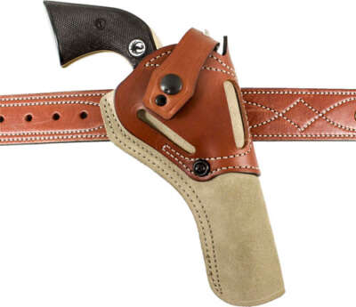 DESANTIS WILD HOG HOLSTER LTHR - AMBI COLT SAA 4 3/4" NATURAL