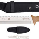 CAMILLUS CARNIVORE X MACHETE - 12" BLADE STAINLESS W/ KNIFE