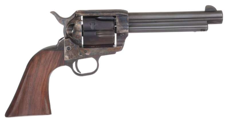 TAYLOR'S & COMPANY 1873 SA ARMY 357MAG BL/WD 5.5"