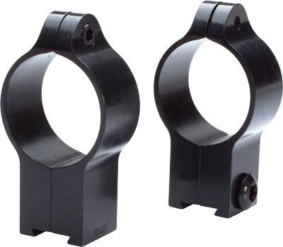 TALLEY RINGS LOW 1" CZ 452455 - 512513 11MM DOVETAIL BLACK