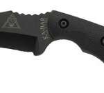 Ka-Bar Tdi Hinderer Hell Fire - Knife 3.5625" W/Sheath Black