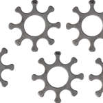 Smith & Wesson S&Amp;W 38 Super Moon Clips 8Rd - 5 Pack OEM Part
