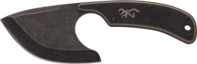 Browning Knife Cutoff Skinner - 2.5" Blade Black W/Sheath