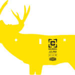 Caldwell Ar500 Deer Target - 3/8"  Ar500 Steel Yellow
