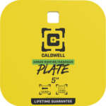 Caldwell Ar500 5" Gong Target - 1/4" Rimfire/Handgun Steel Ylw