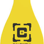 Caldwell Ar500 Rimfire Bowling - Pin Target 1/4" Yellow
