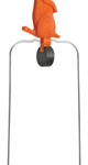 CHAMPION DURA-SEAL TARGET 7" - PRAIRIE DOG SPINNER ORANGE