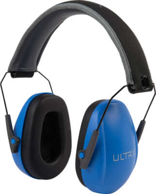 ULTRX SLIM PROFILE EARMUFF - YOUTH/LADIES BLUE