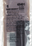 WEAVER BASE SIDE MOUNT #1 - BLACK