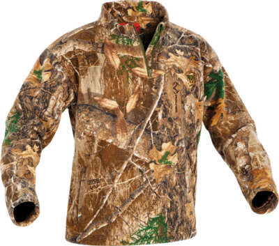 ARCTIC SHIELD HEAT ECHO SHERPA - FLEECE 1/4 ZIP RT EDGE X-LRG