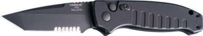 HOGUE BALLISTA-I BUTTON AUTO - TANTO PRT. SERRATED MATTE BLK