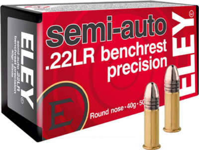 Eley Precision 22Lr 40gr Semi - Auto Benchrest 50rd 100Bx/Cs