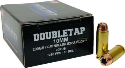 Doubletap 10mm 200gr JHP - Controlled Exp. 20rd 50Bx/Cs