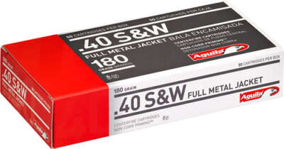 Aguila 40 Sw 180gr FMJ-FN - 50rd 20Bx/Cs