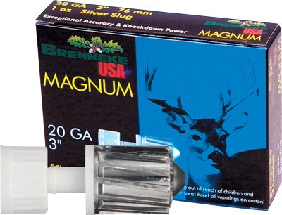 Brenneke USA Classic Magnum - 20Ga 3" 1oz Slug 5rd 50Bx/Cs