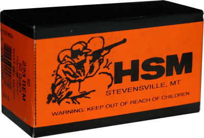 HSM 223 REM 52GR MATCH BTHP - 50RD 10BX/CS