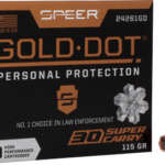 Speer Gold Dot 30 Super Carry - 115gr Gdhp 20rd 10Bx/Cs