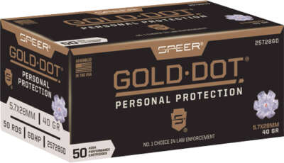 Speer Gold Dot 5.7X28 40gr - Gdhp 50rd 10Bx/Cs