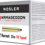 NOSLER VARMAGEDDON 22 HORNET - 35GR FBT 50RD  5BX/CS