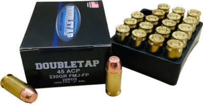 Doubletap 45 ACP 230gr FMJ-Fp - 20rd 50Bx/Cs