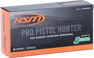 HSM PRO PISTOL 500 SW MAG - 400GR JSP 20RD 20BX/CS