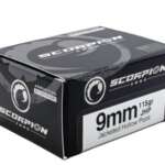 SCORPION 9MM LUGER - 115GR JHP 20RD 10BX/CS