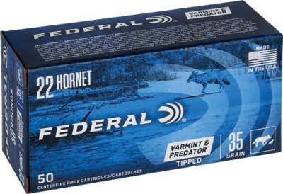 Federal .22 Hornet 35 GRAINSgr 50rd